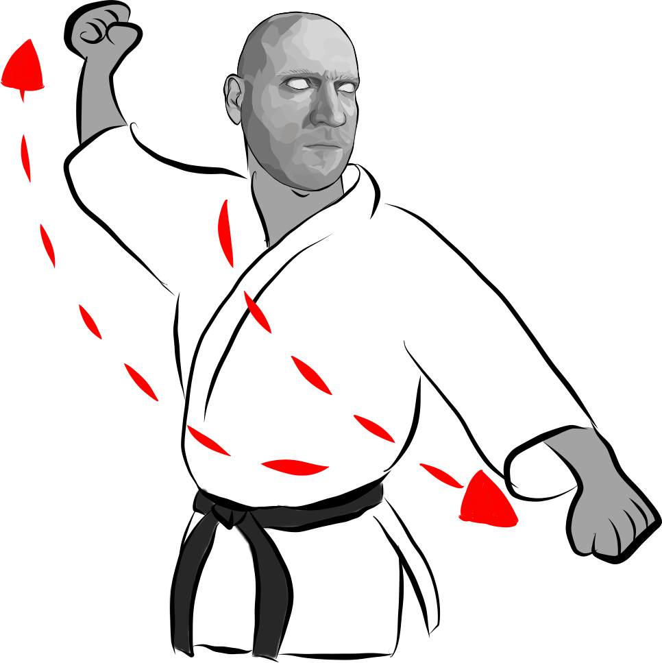 Manji uke (Crossing Arm Block)